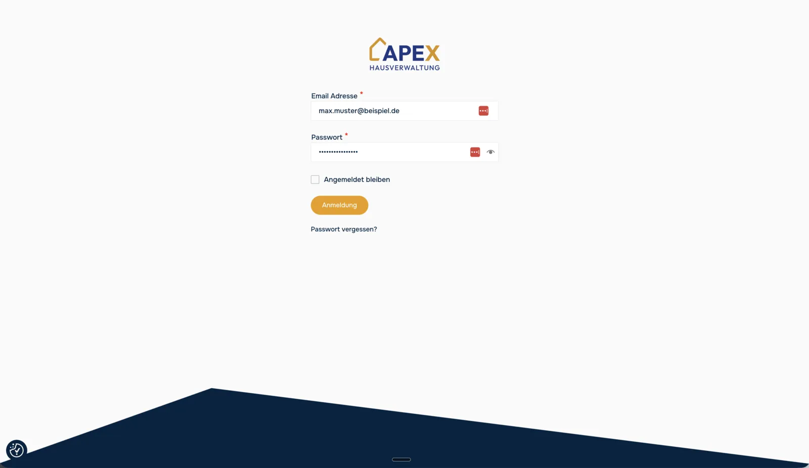 Eigentümer Login Bereich
